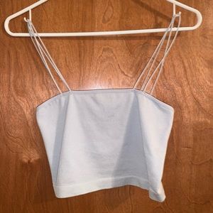 Forever 21 teal tank top/crop top size medium/large